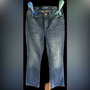 J. Crew Women's Boot Cut crop denim Blue Jeans